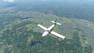 Over Monrovia Roberts International (GLRB) Liberia